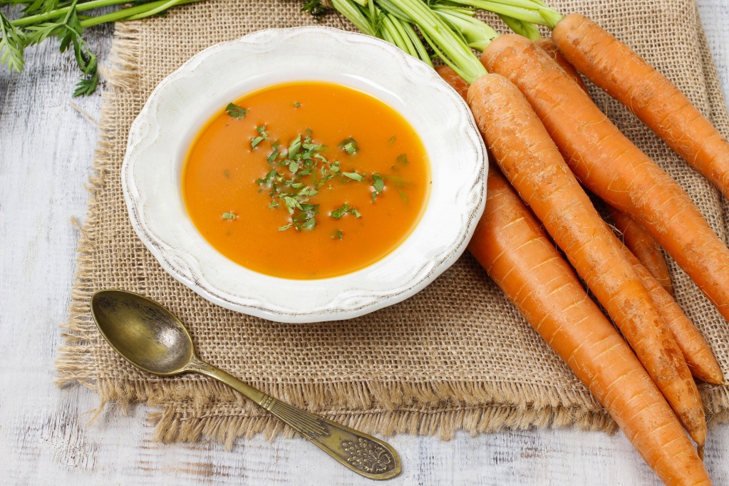 Морковно-яблочный крем-суп